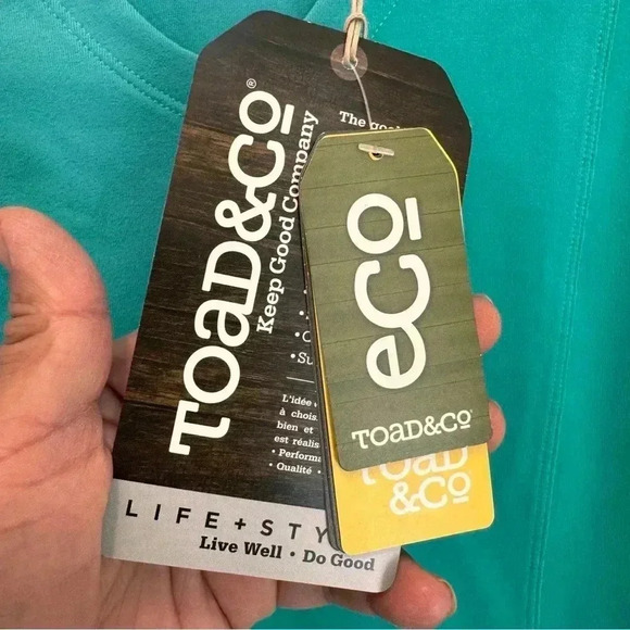 toad & co. w's tech tomboy dress-turquoise blue size S - Picture 5 of 10